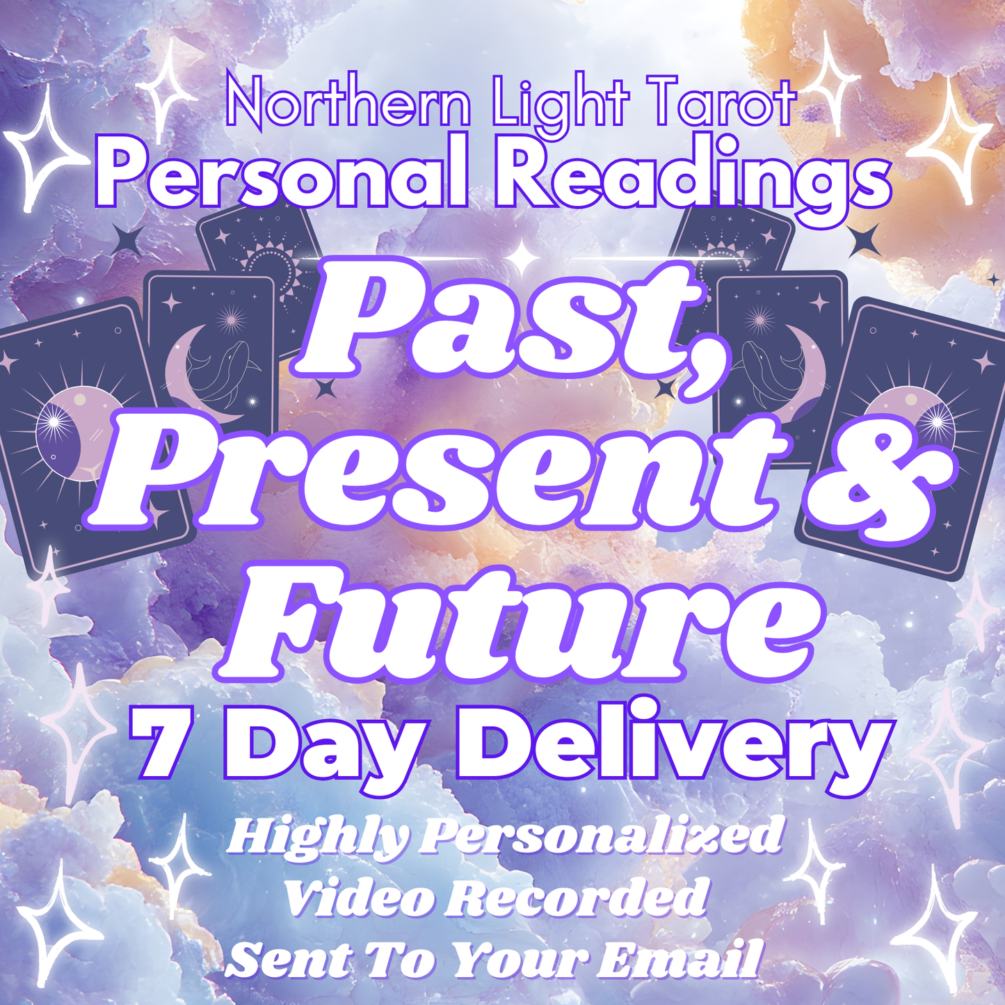 Past/Present/Future: VIDEO RECORDED TAROT Reading From Northern Light Tarot, Highly Personalized, In Depth and Straight To Your Email
