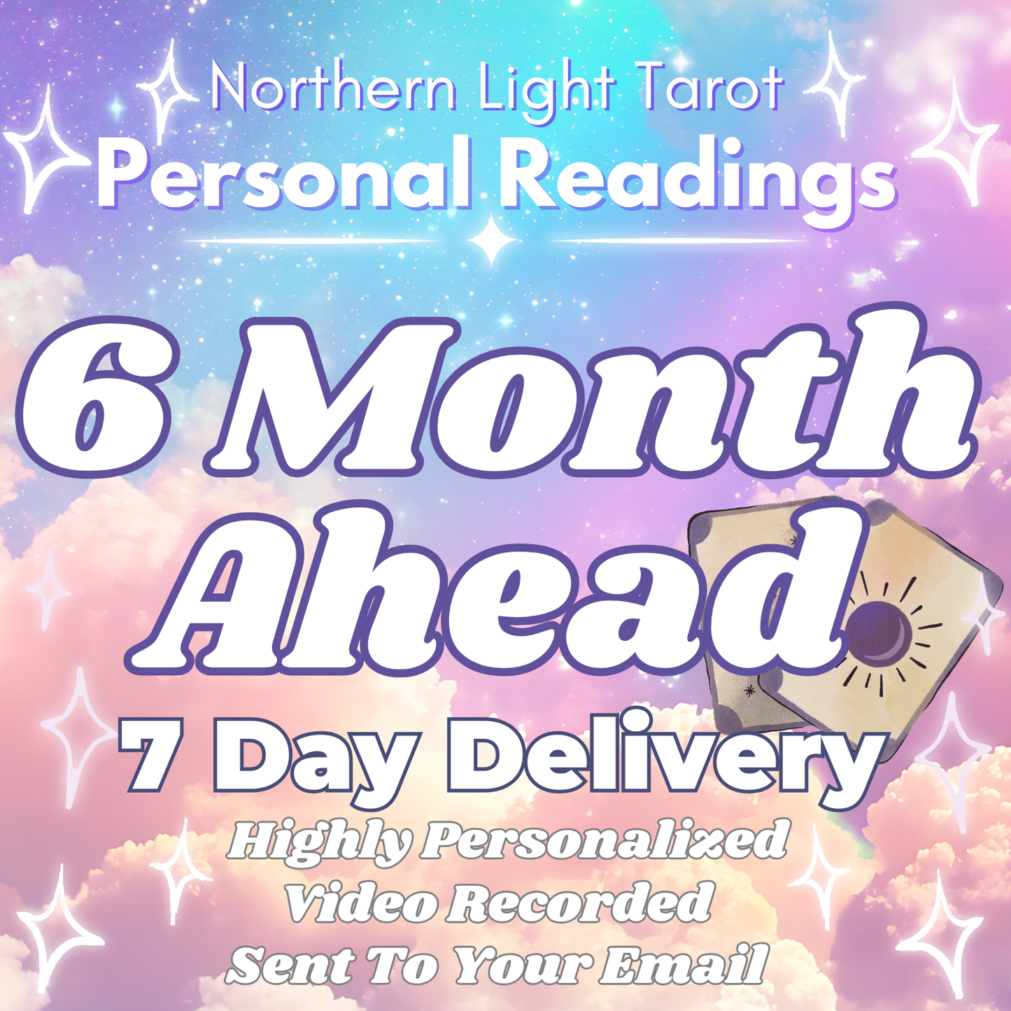 Your Next Six Months: VIDEO RECORDED TAROT Reading From Northern Light Tarot, Highly Personalized, In Depth and Straight To Your Email