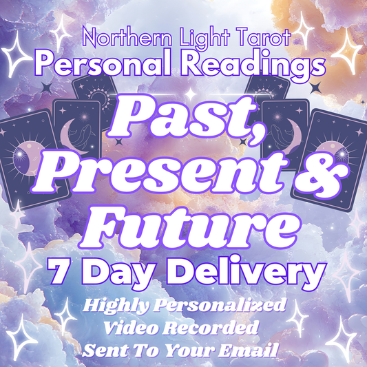 Past/Present/Future: VIDEO RECORDED TAROT Reading From Northern Light Tarot, Highly Personalized, In Depth and Straight To Your Email