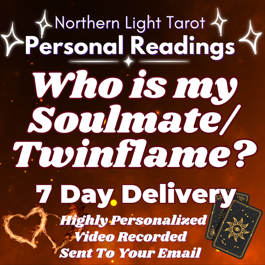 Who Is my Soulmate/Twin flame? VIDEO RECORDED TAROT Reading by Northern Light Tarot, Highly Personalized, In Depth, Straight To Your Email