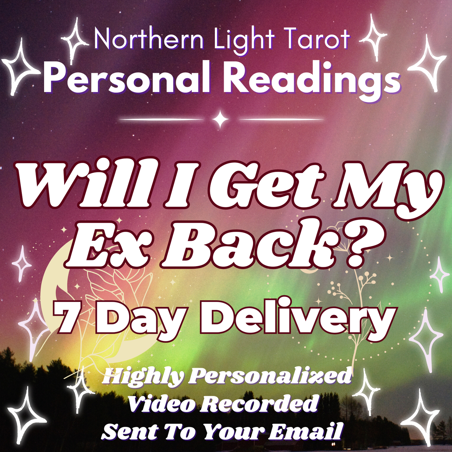 Will I Get Back With My Ex? VIDEO RECORDED TAROT Reading by Northern Light Tarot, Highly Personalized, In Depth, Straight To Your Email
