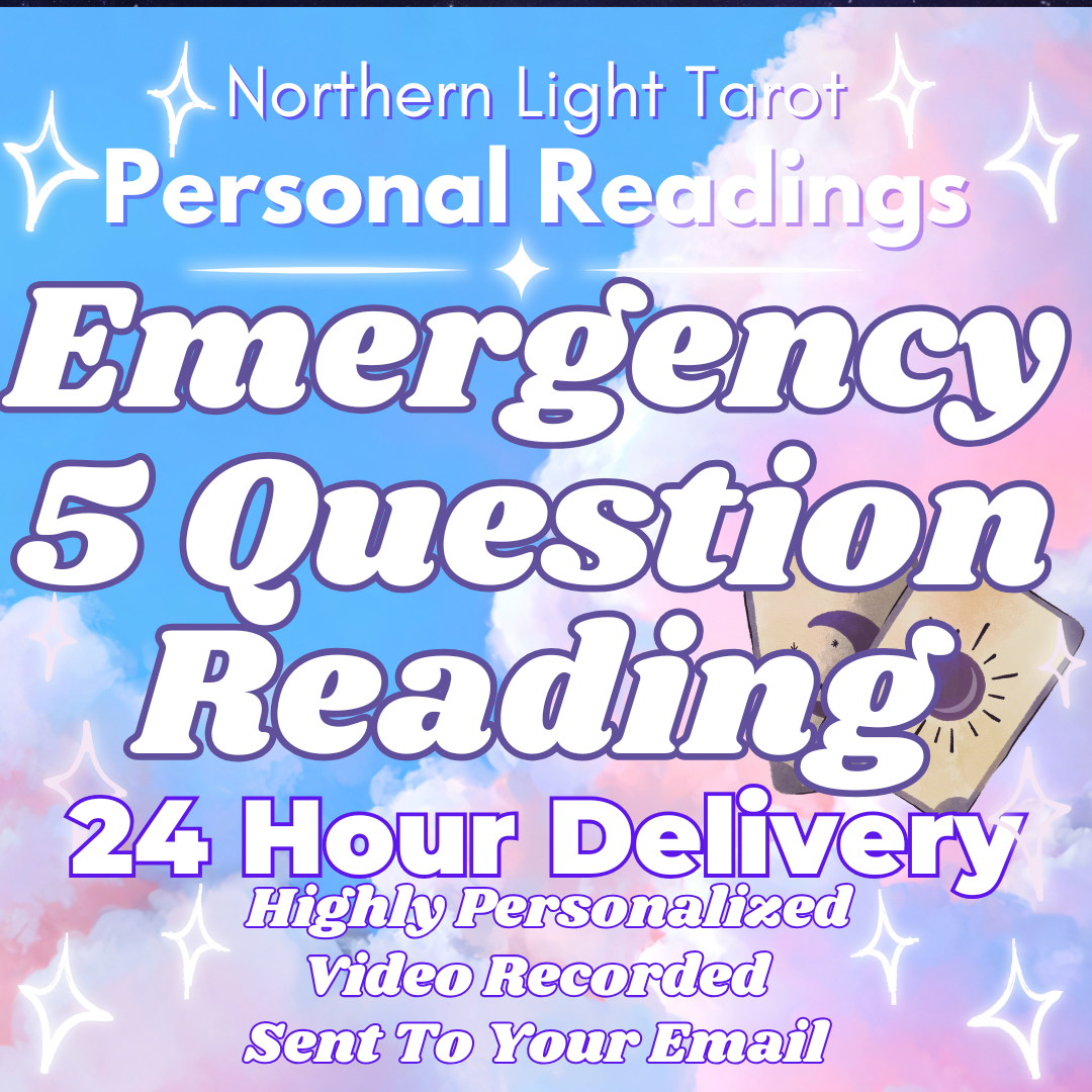 Same day/Urgent VIDEO RECORDED TAROT Card Reading by Northern Light Tarot, Personalized, In Depth, Straight To Your Email