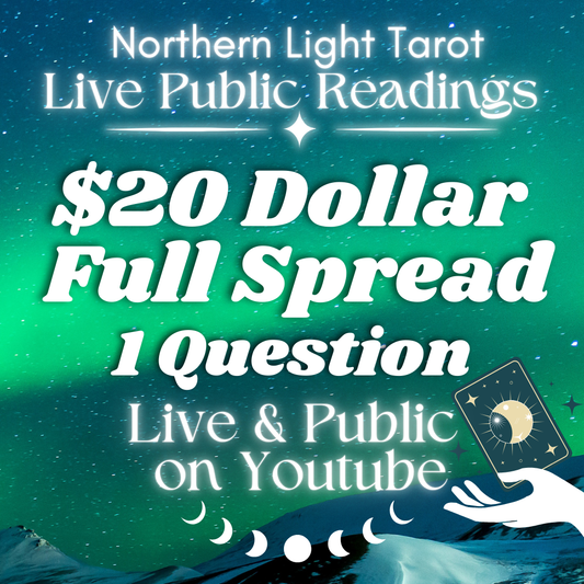 Live Public $20 Reading on Youtube (Payment Link)