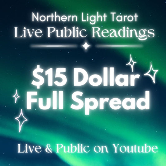 Live Public $15 Reading on Youtube (Payment Link)