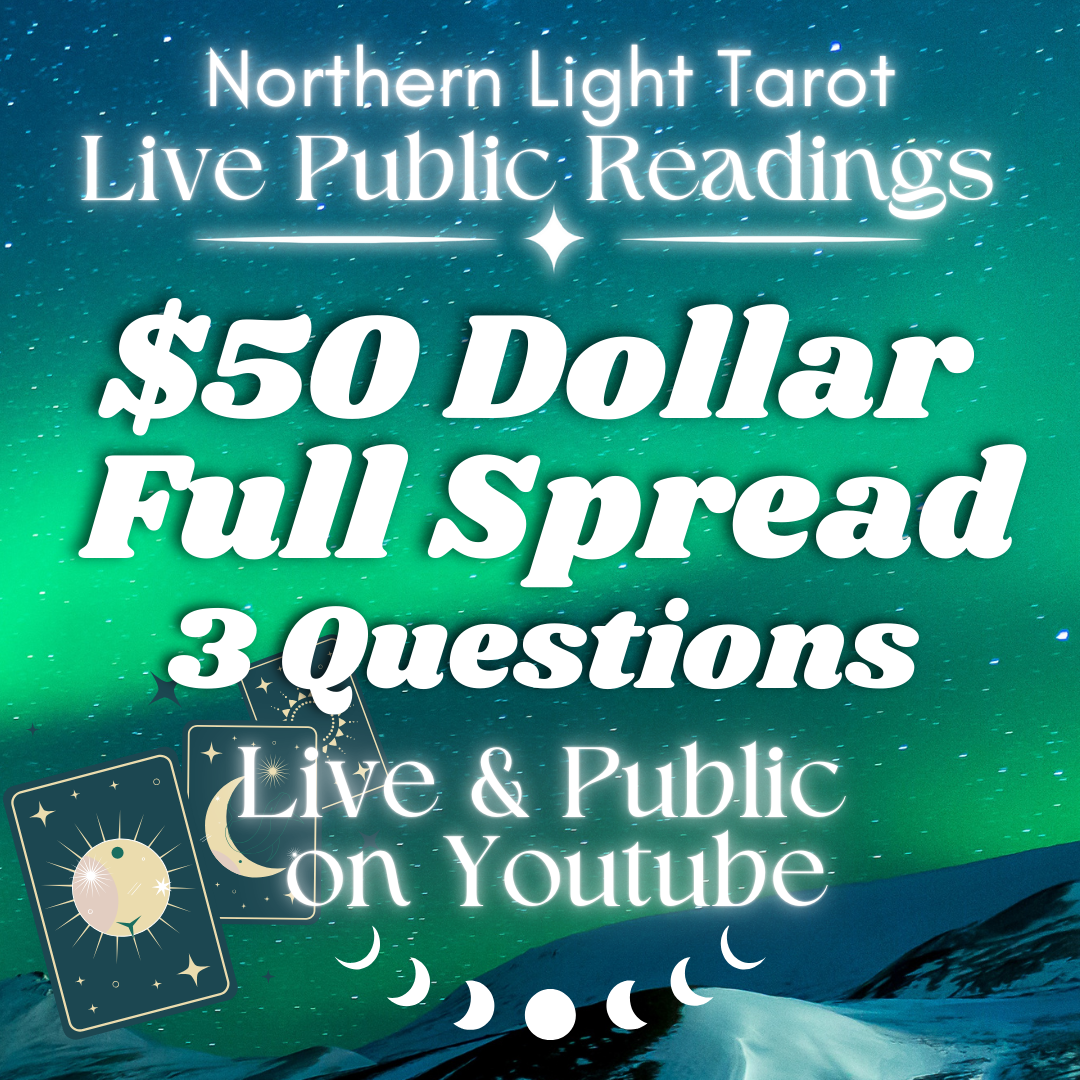 Live Public $50 Reading on Youtube (Payment Link)